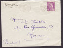 France "Perle" St. CYR Sur MENTON Ain 1948 Cover To Monaco BURMA? At Top Left !! Marianne - Briefe U. Dokumente