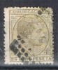 Sello 25 Cts Alfonso XII 1878, Color Sepia Oliva, Num 194 º - Gebruikt