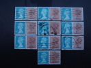 Great Britain PAIRS SE-TENANT From BOOKLETS PANE X845p USED X 10 PAIRS. - Carnets