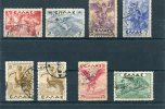 1935-Greece- "Mythological" Airpost- Complete Set (5,25,50Dr. Toned) Used/usH/MH (incl. "10dr." Short & Wide) - Gebruikt