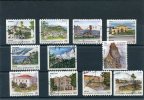 1992-Greece- "Capitals Of Prefectures (part III)" Imperforate At Shorter Sides- Complete Set Used - Used Stamps