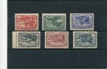 1943-Greece- "Winds (part II)" Airpost Issue- Complete Set MNH - Unused Stamps