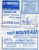 Le Fougerais, De  FOUGERES (35), Journal Mensuel Gratuit De 1982, 2 Pages, Encarts Publicitaires - Tourismus Und Gegenden