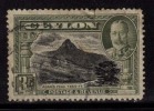 Ceylon Used 1935, 3c KG V, Adams Peak - Ceylan (...-1947)