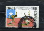 BRESIL 936° 2C  Brésil Trois Fois Vanqueur De La Coupe Du Monde De Football  Chili 1962 (10% De La Cote + 0,25) - Usati