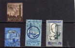 UAR EGYPT EGITTO 1958 FACTORY TRADE1959 ARAB PETROLEUM CONGRESS DAMASCUS FAIR USED - Usati