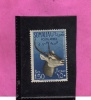 SOMALIA AFIS 1955 POSTA AEREA AIR MAIL ANIMALI ANIMALS FAUNA COBUS ELLIPSYPRYMNUS SOMALI 1,50 MNH - Somalia (AFIS)