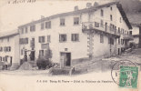 Bourg Saint Pierre : Hôtel Du Déjeûner De Napoléon - Oblitérée Le 8.IV.1910 + Taxe - Bourg-Saint-Pierre 
