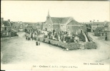 CREHEN - L'Eglise Et La Place - Créhen