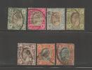 SOUTH AFRICA TRANSVAAL 1902used Stamp(s) Edward VII 7 Values (not Complete) Between Nrs. 102-109 - Transvaal (1870-1909)