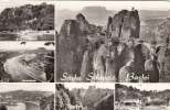 B44666 Bastei Sachs Schweiz Bastei Multiviews Boats Bateaux Used Good Shape - Bastei (sächs. Schweiz)