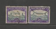 SOUTH AFRICA UNION  1945 Used Singles Stamp(s) Union Building 2d Blackish Grey-bright Violet Nr.106a  #12264 - Oblitérés