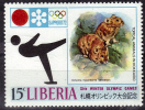 LIBERIA   N° 552  * *    Jo 1972   Patinage - Kunstschaatsen