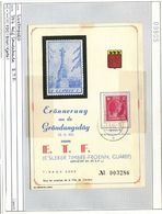 Luxemburg - Luxembourg - Michel 356 Auf Sonderkarte Zum E.T.F. - Stamped Stationery