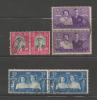 SOUTH AFRICA UNION 1947 Used Pair Stamps Royal Visit Nrs. 181-186 - Gebraucht