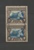 SOUTH AFRICA UNION  1933 Used Pair Stamp(s)  "hyphenated" Afr. 10Sh Blue-sepia Nr. 63  #12257 - Gebruikt