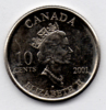 CANADA 10 CENTS 2001 - Canada