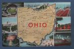 POST CARD OHIO - 9 VIEWS AND A MAP - E. C. KROPP Co MILWAUKEE Wis. HJY - Sonstige & Ohne Zuordnung