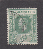 Cayman 1912   K.George V  1/2d    SG41   Used - Kaaiman Eilanden