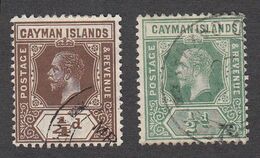 Cayman 1912   K.George V  1/4d & 1/2d   SG40 & SG41   Used - Caimán (Islas)