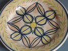 Assiette Quimper HENRIOT FRANCE 89 Motif Abstrait - Quimper/Henriot (FRA)