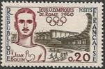 F - France (1960) - Jeux Olympiques De Rome. Jean Bouin. Taille Douce, Dentelé 13. Y&T N°1265. - Estate 1960: Roma