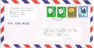 1742. Carta Aerea AKASAKA (Tokio) Japon 1987 - Storia Postale