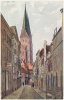 Lübeck  Fünfhausen Mit Blick Auf Marienkirche.   B-265 - Luebeck