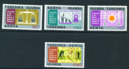 KENYA UGANDA AND TANGANYIKA  -  1971  Metric Conversion  UM - Kenya, Ouganda & Tanzanie