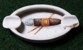 TOBACCO ASHTRAY,INTERBELIC PERIOD - Porcelain