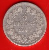 ****  5 FRANCS 1840 B (ROUEN) LOUIS-PHILIPPE - ARGENT **** EN ACHAT IMMEDIAT !!! - 5 Francs