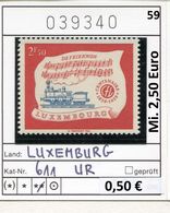 Luxemburg 1959 - Luxembourg 1959 - Michel  611 Avec Borde / Randstück - ** Mnh Neuf - Neufs