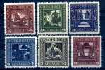 1926   AUSTRIA  For The Children  Cpl Set Of 10 Unificato Cat. N° 368/73  Mint Never Hinged - Nuevos