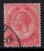 Union Of South Africa 1913 - 24 KGV 1d  Red Used .(B128 ) - Gebruikt