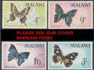 MALAWI 1966 BUTTERFLIES INSECTS SC#37-40  VF MNH - Malawi (1964-...)