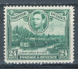 BRITISH GUIANA 1938 KING GEORGE VI SUGAR CANE WMK UPWRIGHT SG#312 VF OG MLH CV£26 (DEB01) - Guyane Britannique (...-1966)