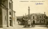 77-DAMMARIES LES LYS..LE MONUMENT ET L'ANCIENNE MAIRIE.....CPA  .. - Dammarie Les Lys