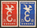 FRANCE - Yvert -  1173/74* - Cote 0.90 € - 1958