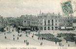 CPA 62 ARRAS LA PLACE DE LA GARE 1906 - Arras