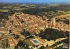 Lectoure - Vue Générale Avec La Piscine Panoramique Et La Cathédrale - Lectoure