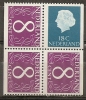 Pays-Bas Netherlands Bloc Du Carnet 3x8 & 1x18 MNH ** (only 8c Stamp Left M *) - Postzegelboekjes En Roltandingzegels