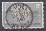 KUT 1965 ITU 50c. Brown And Grey FU SPACEFILLER BUT LOVELY TURI CANCELLATION - Kenya, Uganda & Tanzania