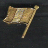 Broche Ancienne Drapeau Tricolore, TB - Spille