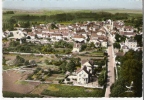 COULANGES Sur YONNE 89 En Avion Au Dessus De La Ville Vue Générale Carte Dentelée Véritable Photo - Coulanges Sur Yonne