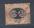 1890-91 REGNO USATO SEGNATASSE MASCHERINA 30 C SU 2 C - RR9515-2 - Portomarken
