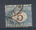 1870-74 REGNO USATO SEGNATASSE 5 LIRE - RR9515 - Segnatasse