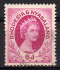 RHODESIA & NYASALAND – 1954 YT 7 USED - Rodesia & Nyasaland (1954-1963)