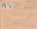 BERBERATI - OUBANGUI - AFRIQUE - COLONIES - AVION - LETTRE - FLAMME - MARCOPHILIE - Cartas & Documentos