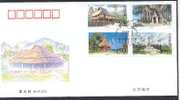 CHINE 1998/08FDC A Architecture Dai - 1990-1999