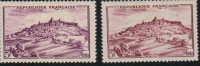 France-variété De Couleur +vezelay - Unused Stamps